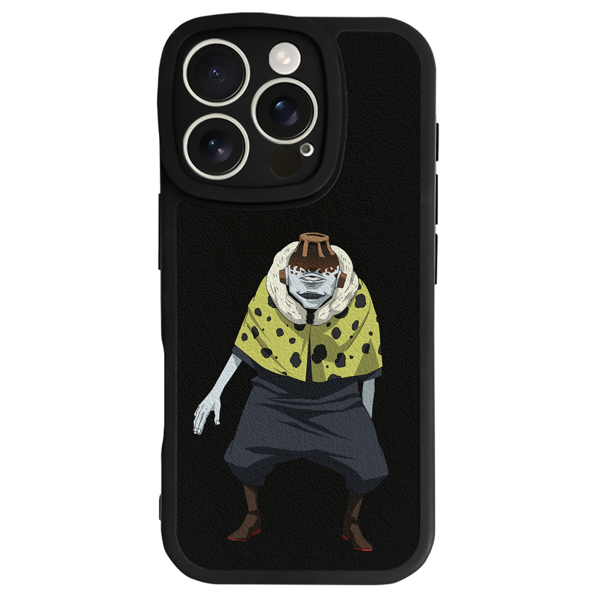 （画像用） 呪術廻戦 Jujutsu Kaisen 【iPhone 16シリーズ対応】シリコンスマホケース（レザー調） 材質：シリコン